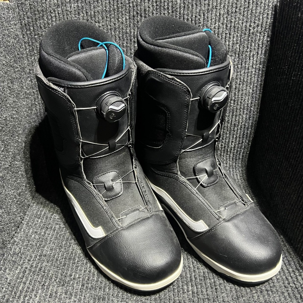 Vans Encore Snowboard Boots Mens 13 Black BOA Lacing UltraCush Winter Sport